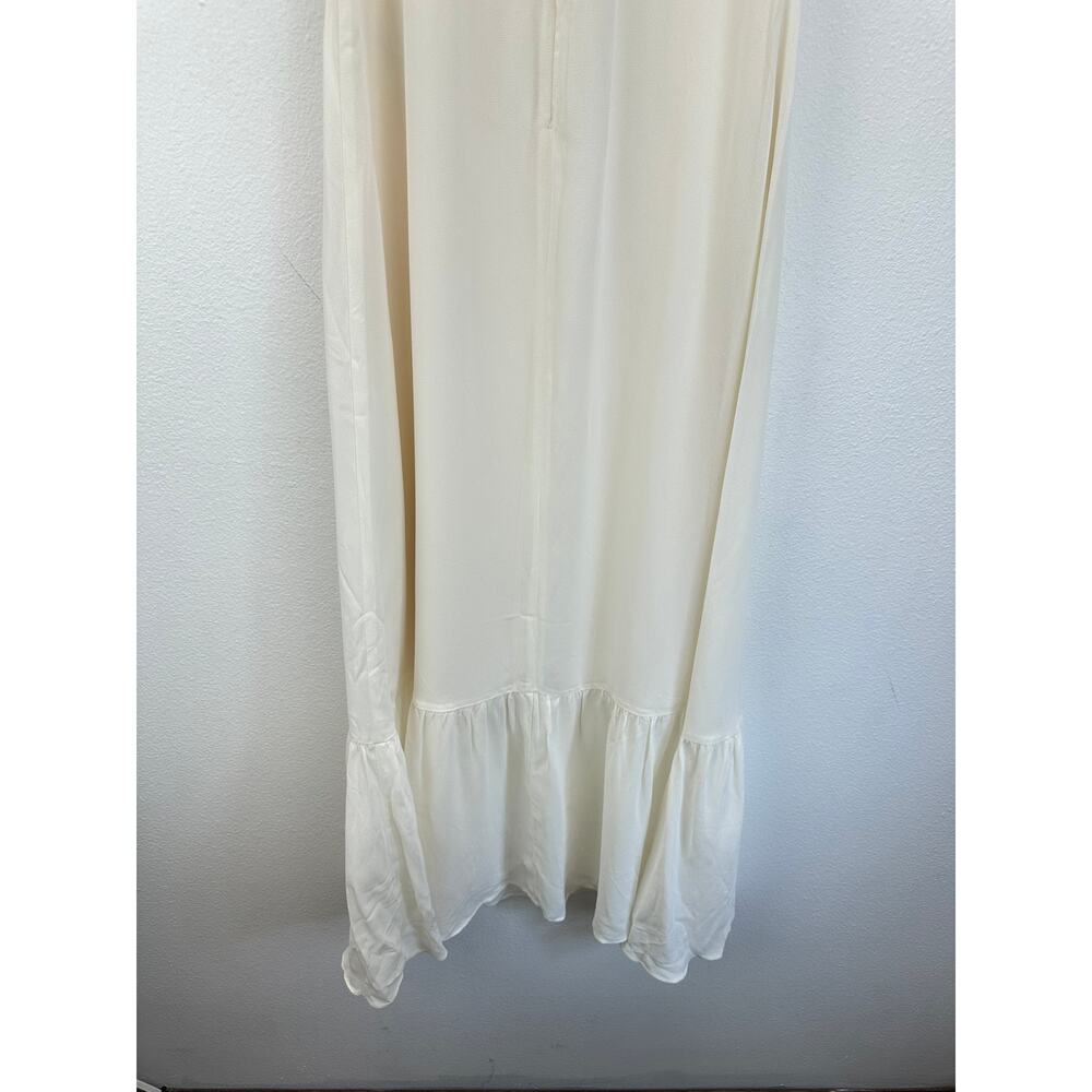 Reformation Butterfly Dress Midi Ivory White 8 - Picture 7 of 12